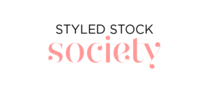 Styled Stock Society feminine stock photos logo.